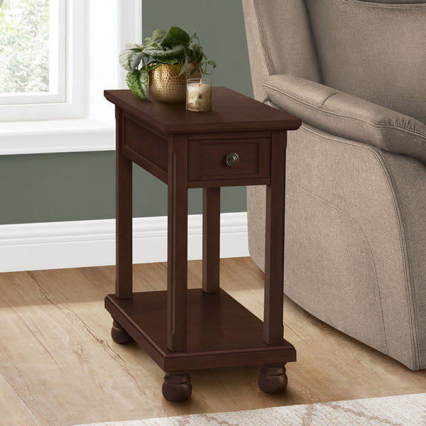 Accent End Table, Storage Drawer, Traditional - Espresso - Best Buy Furniture