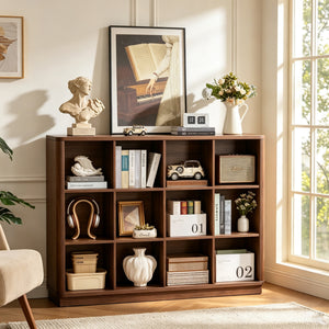Book Shelf Cube Storage Organizer Bookcase - 12 Cube Storage Cubes