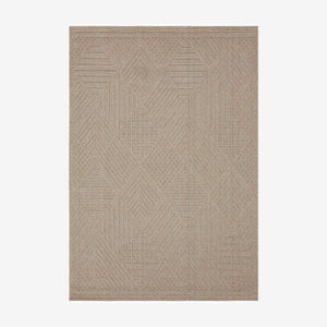 Fava Beige Machine Woven Rug