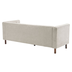 Upholstered Sofa Modern 3 Seater Sofa Couch With Tufted Design For Living Room