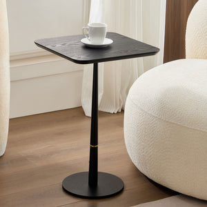 Modern Square Coffee Table And Computer Desk - Black / Gold