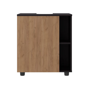 Under Sink Storage 24.4" H, 1 Door, 4 Shelves, 4 Legs
