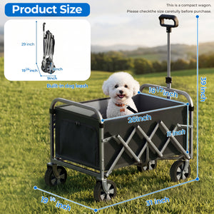 Foldable Wagon Cart with Wheels