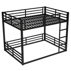 Metal Queen Over Queen Bunk Bed for Teens and Adults