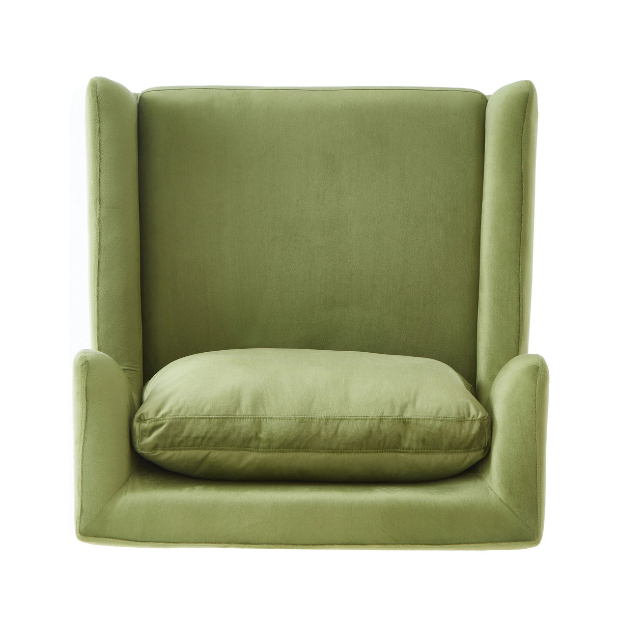 Elegant Curved Armrest Accent Armchair
