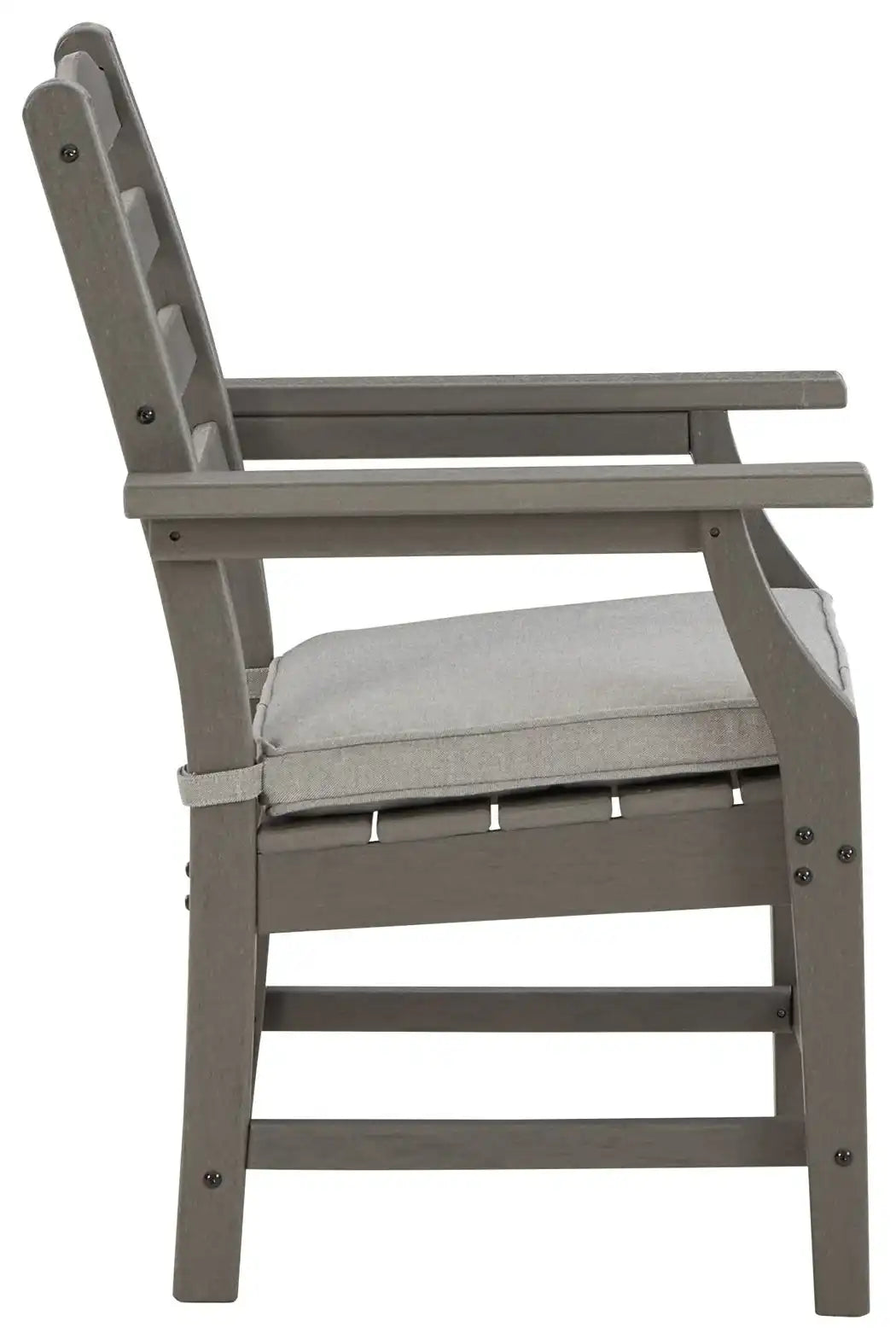 Visola - Arm Chair With Cushion (Set of 2) - Gray - Best Buy Furniture