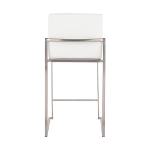 Fuji - Contemporary High Back Counter Stool, Functional Design