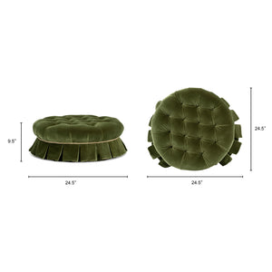 Roquefort 24.5" Dog Sofa Bed, Medium, Olive