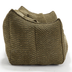 Comfortable Dual Beanbag Chair With High Resilience Foam Core For 2 People