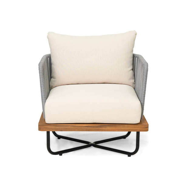 Lucca Outdoor Acacia Wood Chair
