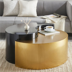 Ying Yang - Coffee Table - Gold / Black
