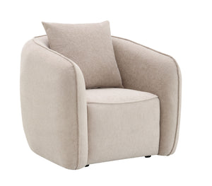 Keith - Chair With 1 Matching Color Toss Pillows