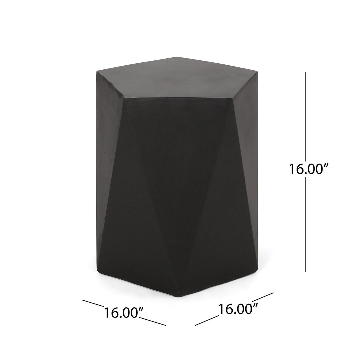 Side Table With Geometric Design - Best Buy Furniture