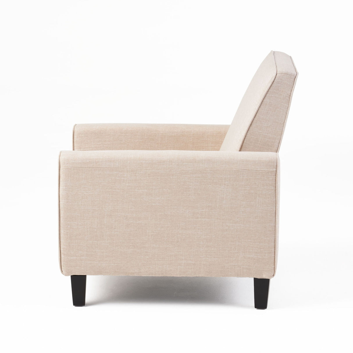 Upholstered Push Back Recliner Chair For Living Room