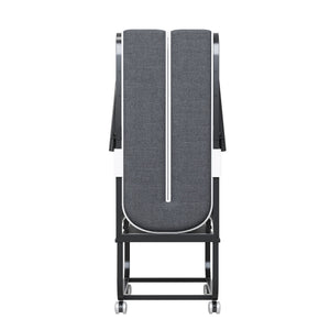 Twin Folding Bed With Memory Foam Mattress Portable Rollaway Bed Sturdy Metal Frame - Brushed Nickel