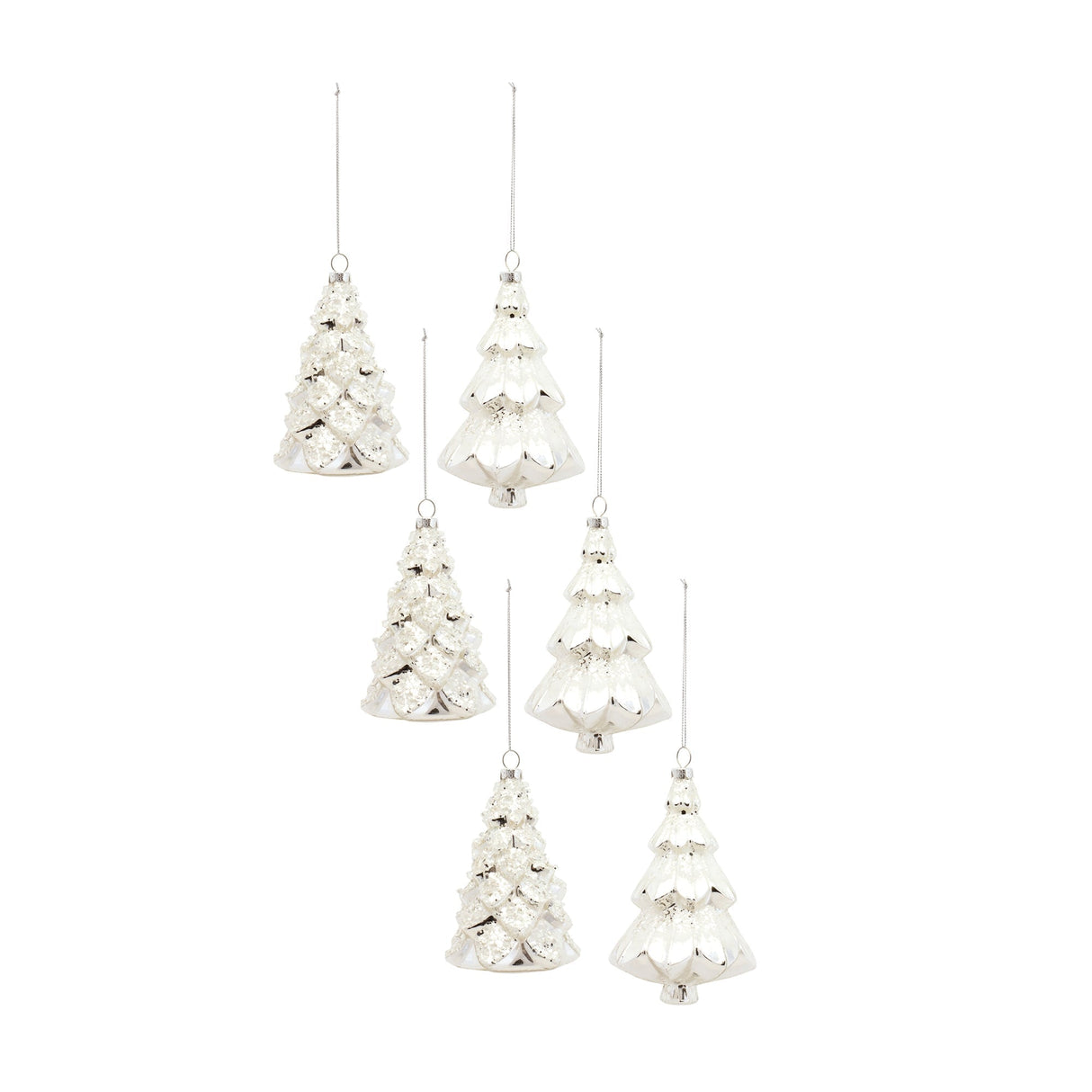White-Frosted-Pine-Tree-Ornament-(Set-of-6)-Christmas-Ornaments