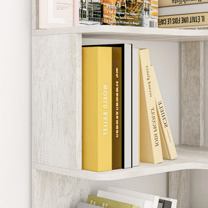 L-Shaped Corner Bookshelf