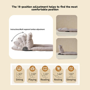 Adjustable Head and Waist U-Shaped Full-Body Recliner