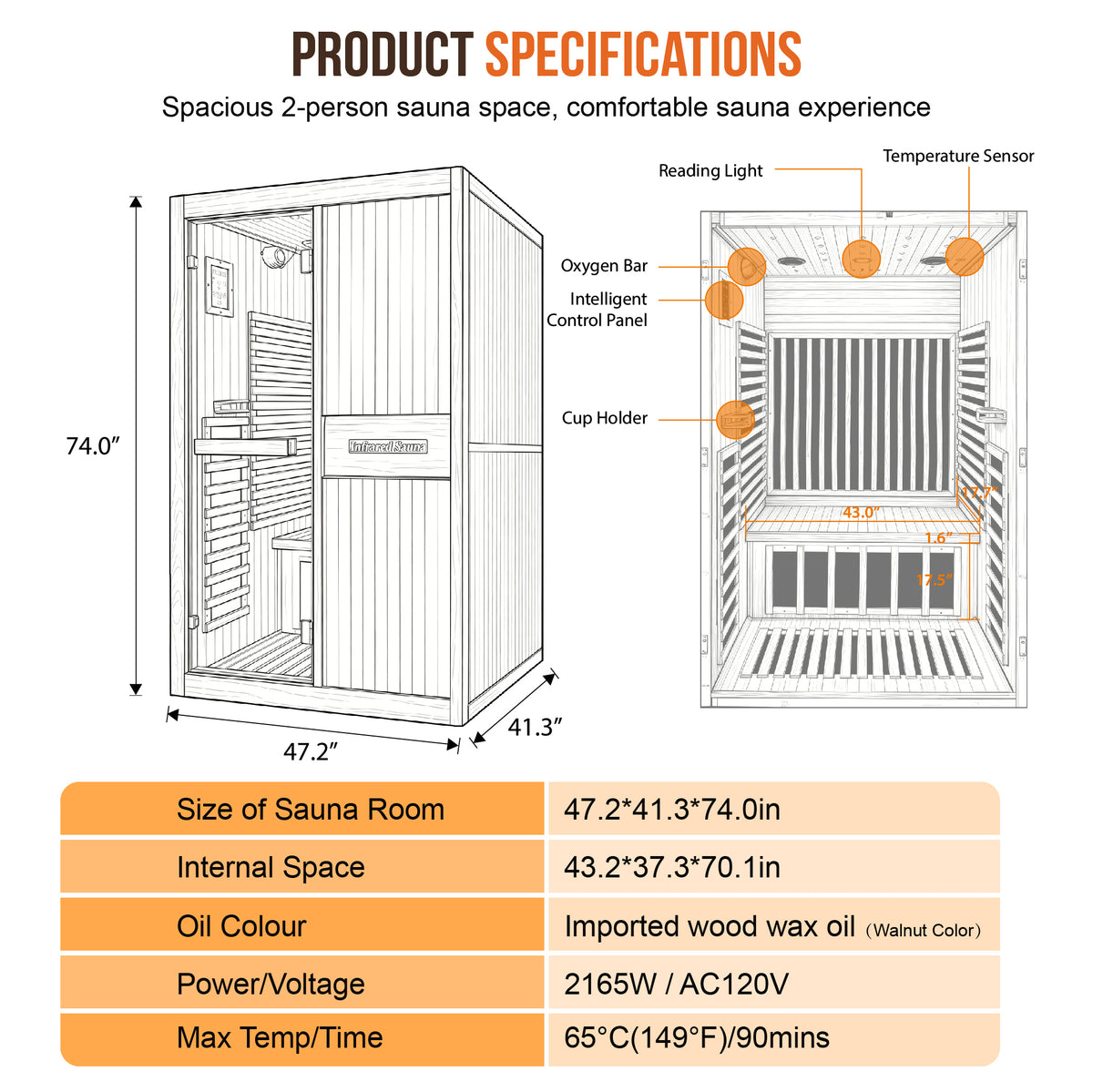 2165W Sauna