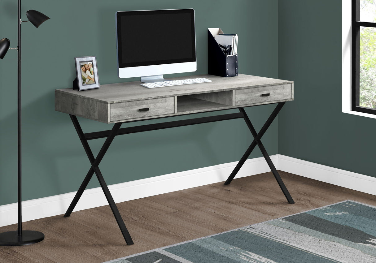 Computer Desk For Home Office, Laptop, Storage Drawers, Glossy Contemporary & Modern - Best Buy Furniture