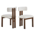 Modern Upholstered Armless Dining Chairs With Metal Legs - Best Buy Furniture