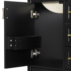 Traditional Bathroom Vanity Set With Soft Close Doors