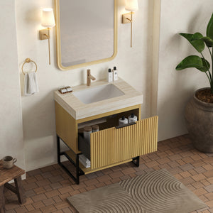 YOLAN 30" Bathroom Vanity & Sink