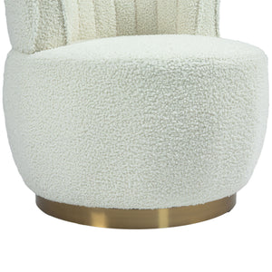 360 Degree Swivel Cuddle Barrel Accent Sofa Chair