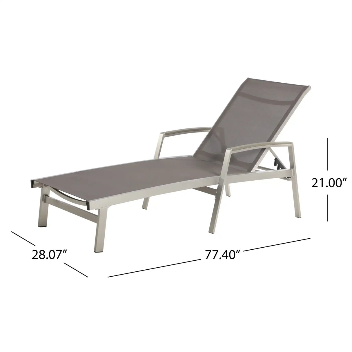 Oxton - Chaise Lounge Stylish Outdoor Seating - Best Buy Furniture