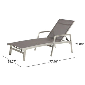 Oxton - Chaise Lounge Stylish Outdoor Seating - Best Buy Furniture