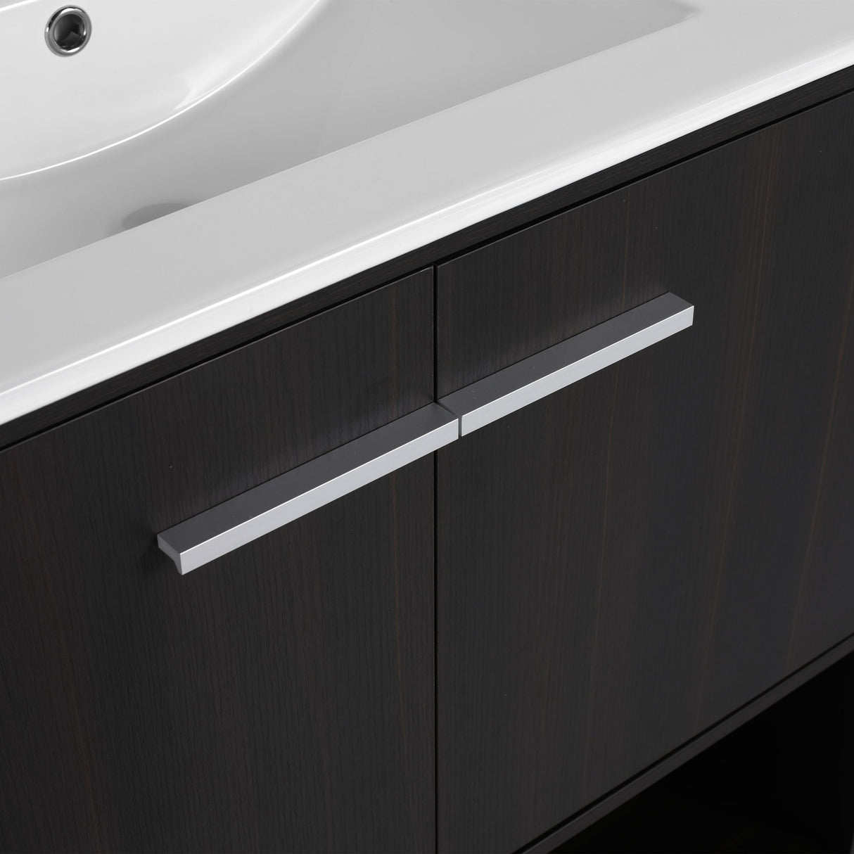 Modern Freestanding Bathroom Vanity With 2 Doors