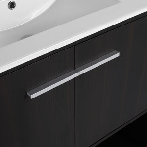 Modern Freestanding Bathroom Vanity With 2 Doors