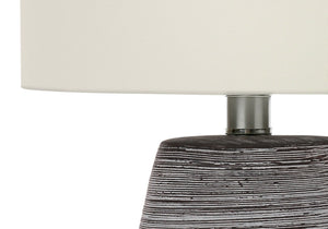 Lighting, Table Lamp, Ceramic, Contemporary - Gray / Cream - Best Buy Furniture