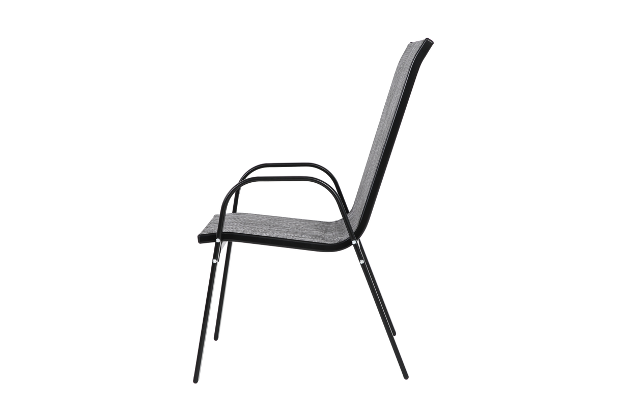 8 Piece Patio Chairs with Breathable Textilene Fabric