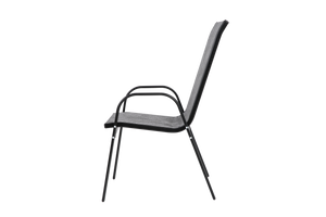 4 Piece Patio Chairs with Breathable Textilene Fabric