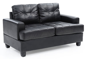 Stylish Transitional Loveseat For Two