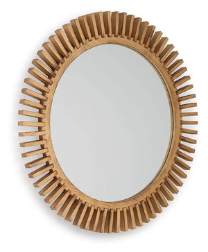 Tedwell - Accent Mirror - Brown - Best Buy Furniture
