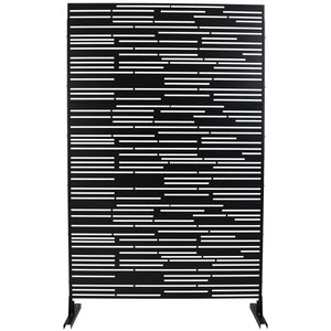 Outdoor & Indoor Freestanding Metal Privacy Screen