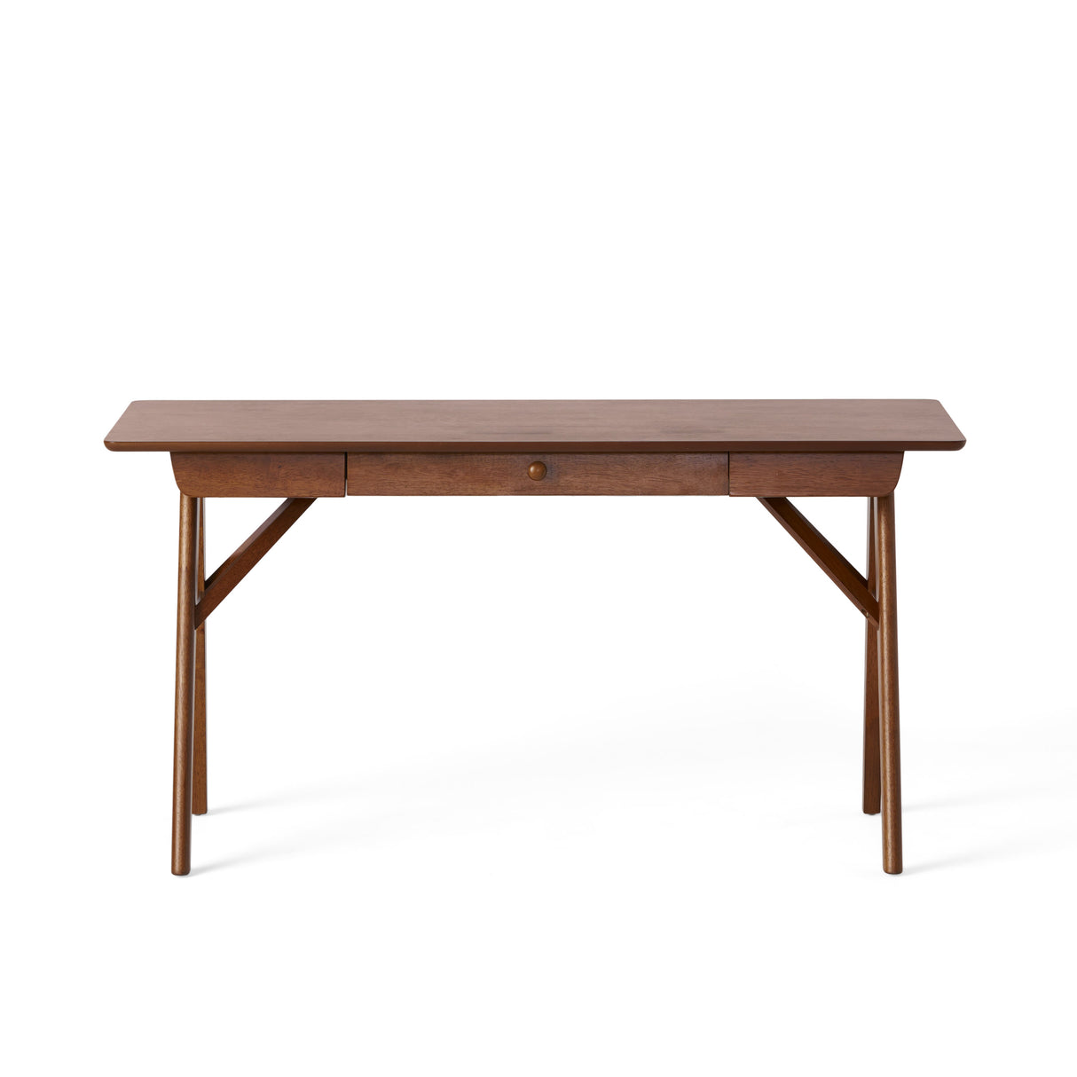 Wood Desk with Drawers for Small Spaces