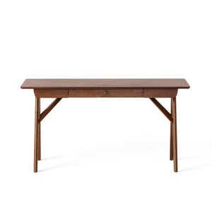 Wood Desk with Drawers for Small Spaces