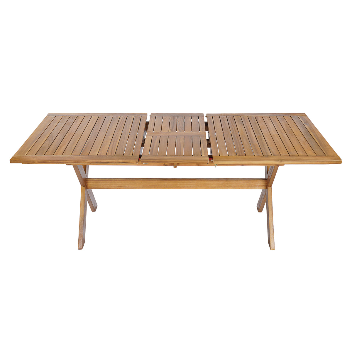 7 Pieces Acacia Wood Outdoor Dining Set with Cushions