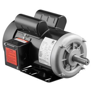 5 HP Electric Motor for Air Compressors, 3450 RPM, Single-Phase 230V