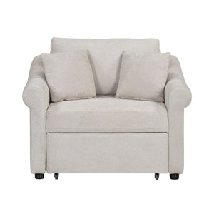 Convertible Sleeper Chair With Adjustable Backrest