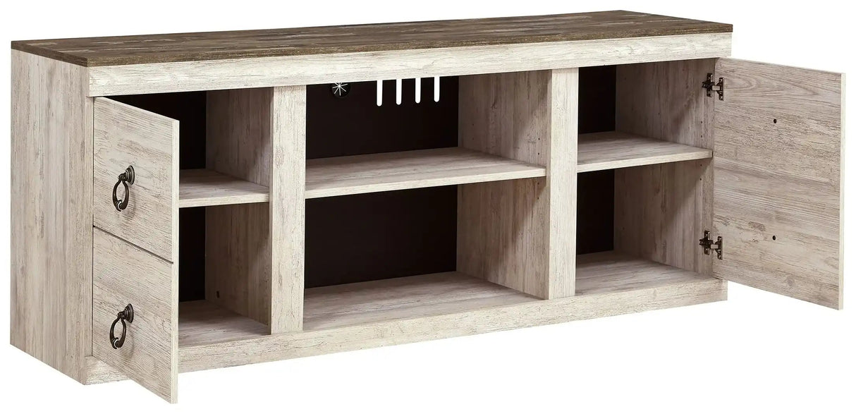 Willowton - TV Stand With Fireplace Option - Best Buy Furniture