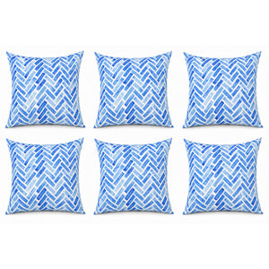4 Pack Outdoor Pillow Covers - Water-Repellent Decorative Cushions