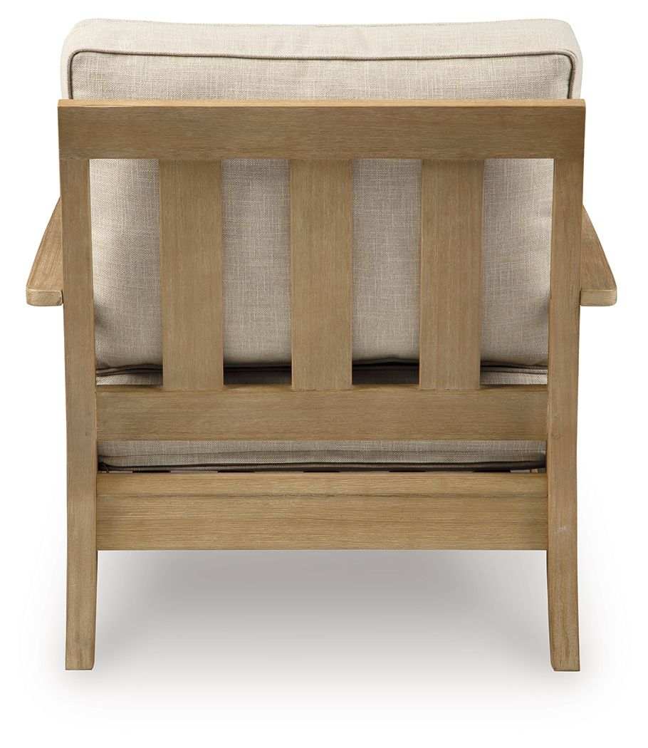 Clare View - Lounge Chair w/Cushion - Beige - Best Buy Furniture