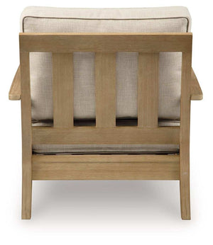 Clare View - Lounge Chair w/Cushion - Beige - Best Buy Furniture