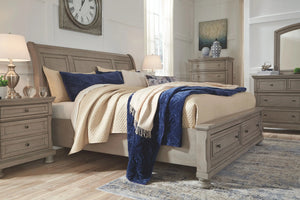 Lettner - Sleigh Bed - Best Buy Furniture