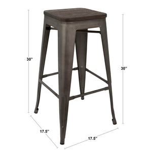 Oregon - Contemporary Barstool (Set of 2)