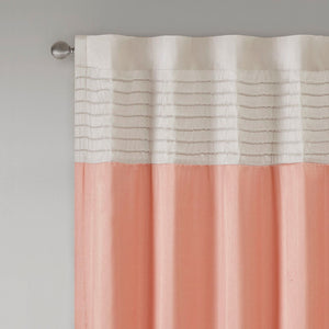 Polyoni Pintuck Curtain Panel (Only 1 Pc Panel)